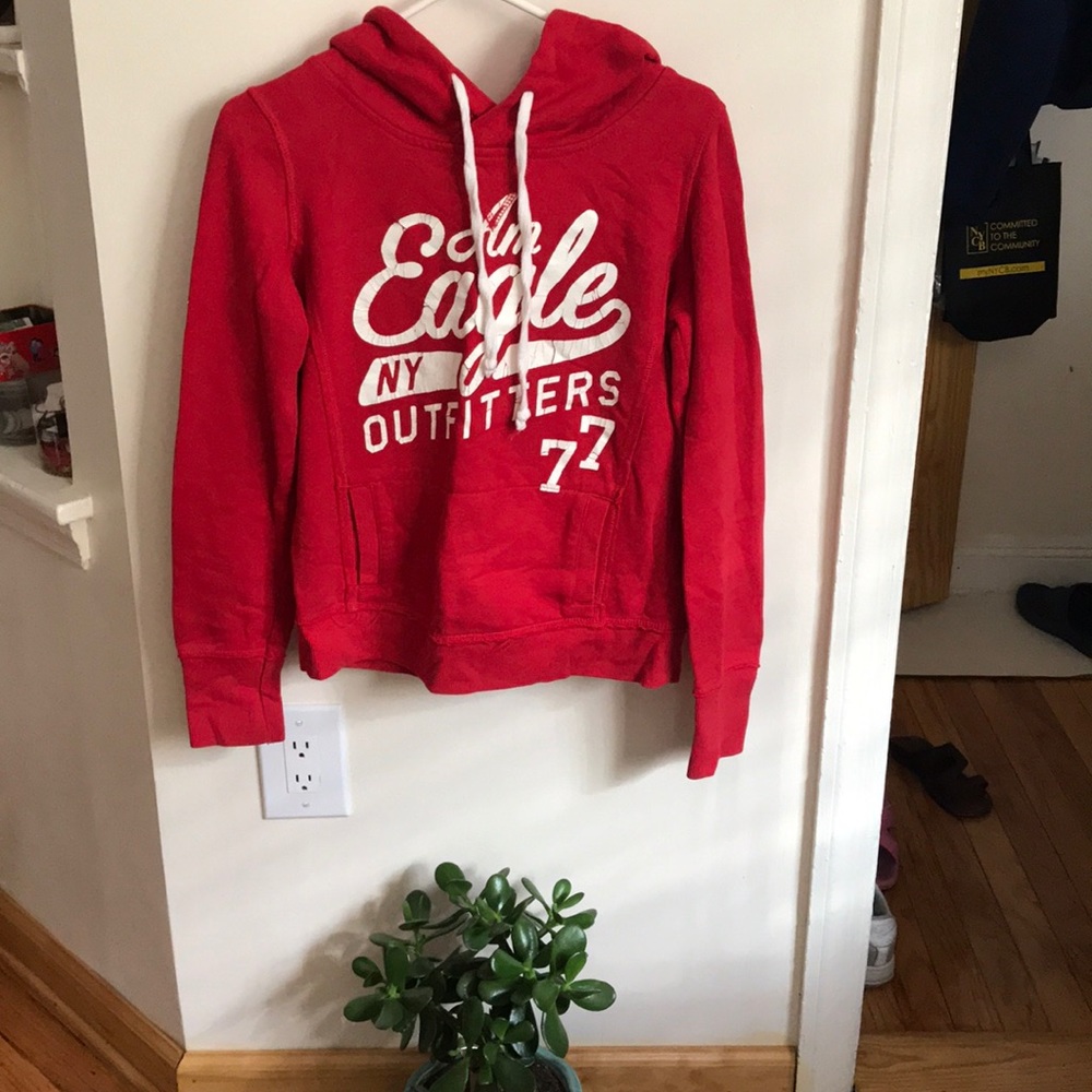 Red American Eagle hoodie